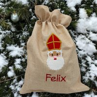 Personalisierter Nikolaussack Mit Bestickung - Motiv St. Nikolaus Röm.-Kath. Nikolaussackerl Personalisierter Nikolaussack Mit Bestickung - Motiv St. Nikolaus Röm.-Kath. Nikolaussackerl von SoulmateCaps