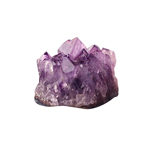 Soulnioi Healing Crystal 1Pcs natürliche Amythestyst Kristalle unregelmäßige Form Räucherstäbchenhalter EIN Loch für Sticks von Soulnioi