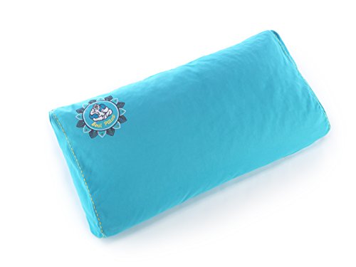 Soulpillow Kissen 64x32cm | Kopfkissen | Schlafkissen | Nackenstützkissen | inkl. Bezug: blau von Soulpillow