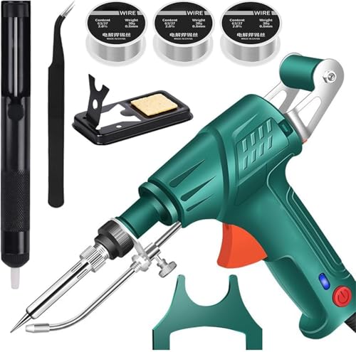 Ayyecoeeye Welding Device Fifth-Part Set, 2025 New Versatile Ayyecoeeye Welding Gun, Internally Heated Industrial Laser Welding Tools, Comes With 3 Rolls Replacement Tin Wire (Black) von Soumiey