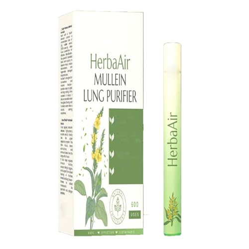 Timilk Herbaair Mullein Lung Purifier,Upgraded Herbal Diffuser Pen | Mullein Inhaler for Lung Cleansing and Breathing Support | Portable Atomizing Air Freshener (1) von Soumiey