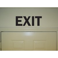 Vinyl-Wand-Aufkleber | "Exit" Zeichen Türzeichen Verlässt Church Store Geschäft Kommerzielle Lageretiketten Türen Label Vinyl-Wand-Aufkleber | "Exit" Zeichen Türzeichen Verlässt Church Store Geschäft Kommerzielle Lageretiketten Türen Label von SoundSayings