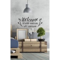 Vinyl Wandtattoo Kunst | Willkommensschild Wifi-Netzwerk Mit Passwort Gast Suite Besucher Schlafzimmer Annehmlichkeiten Hotel Motel Inn Bed & Vinyl Wandtattoo Kunst | Willkommensschild Wifi-Netzwerk Mit Passwort Gast Suite Besucher Schlafzimmer Annehmlichkeiten Hotel Motel Inn Bed & von SoundSayings