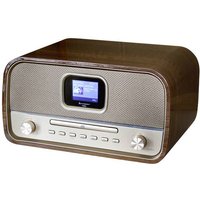 Soundmaster DAB970BR1 Tischradio DAB+, UKW AUX, Bluetooth®, CD, USB Akku-Ladefunktion, Inkl. Fernbe von Soundmaster