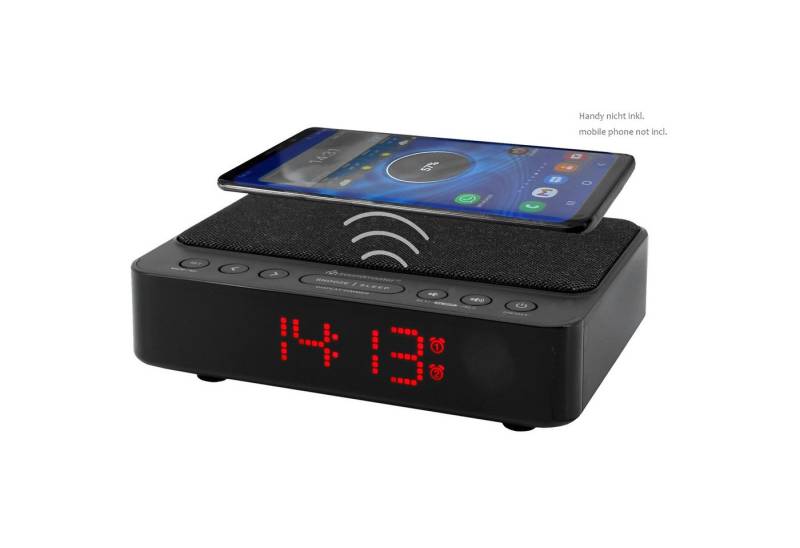Soundmaster Funk-Radiowecker SOUNDMASTER UKW-PLL Uhrenradio UR124SW, mit von Soundmaster