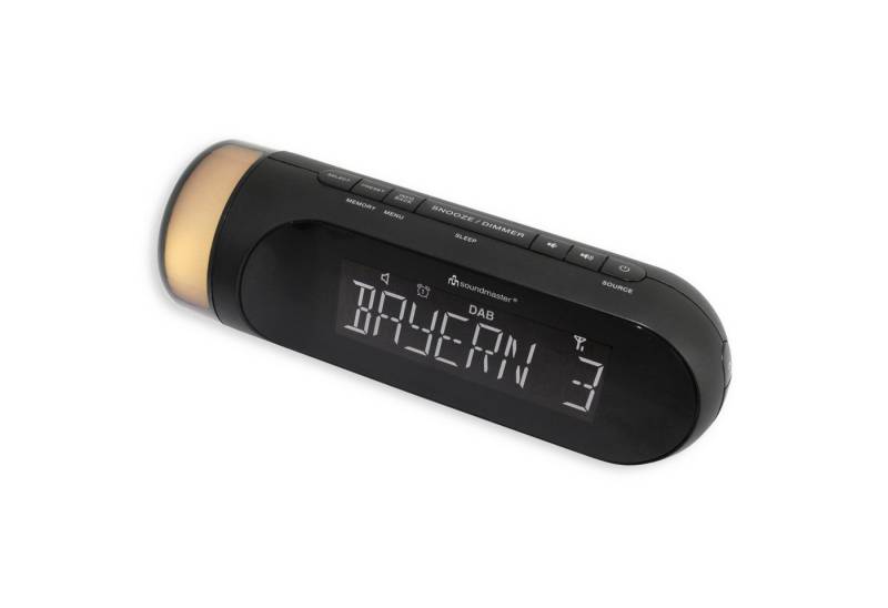 Soundmaster Funk-Radiowecker SOUNDMASTER Uhrenradio UR6600SW, DAB+, schwarz von Soundmaster
