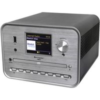 Soundmaster ICD1050SW CD-Player Silber Internetradio, DAB+, WLAN, USB, Inkl. Lautsprechern von Soundmaster