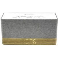 Soundmaster UR630WE Radiowecker UKW Bluetooth®, AUX, UKW Weckfunktion Grau, Braun von Soundmaster