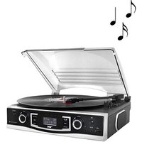 soundmaster PL590SW Plattenspieler schwarz von Soundmaster