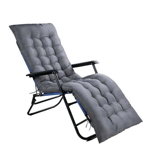 Sour Lemon Bankkissen, Sitzkissen für Sonnenliege, Gartenstuhl, Sonnenliege, dick, Ersatz-Kissen für Gartenliege, rutschfest, für Veranda, Schaukel, Terrasse, Rasen (GY, 170 x 53 x 12 cm) von Sour Lemon