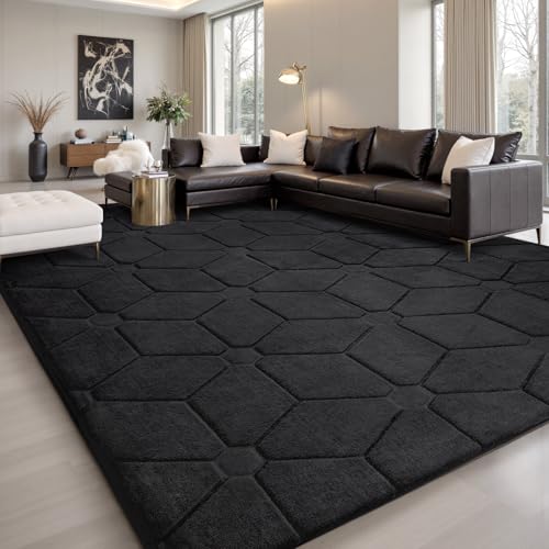Sour Lemon Teppich Wohnzimmer 140x200cm, Teppichd Schwarz Waschbarer Teppich Kinderzimmer Flauschige Carpets Schlafzimmer Carpet Gegend Kurzflor Flauschig Rutschmatte Kinderzimmer Teppiche Sour Lemon Teppich Wohnzimmer 140x200cm, Teppichd Schwarz Waschbarer Teppich Kinderzimmer Flauschige Carpets Schlafzimmer Carpet Gegend Kurzflor Flauschig Rutschmatte Kinderzimmer Teppiche von Sour Lemon