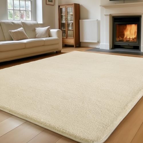 Sour Lemon Teppich Wohnzimmer 140x200, Waschbarer Teppich Kinderzimmer Mädchen Junge Teppich Schlafzimmer Grau Carpet Teppiche Gegend Kurzflor Flauschig Rutschmatte Kinderzimmer Teppiche von Sour Lemon