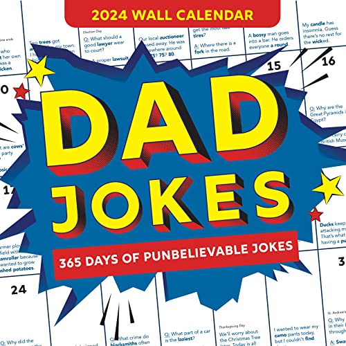 2024 Dad Jokes Wall Calendar: 365 Days of Punbelievable Jokes (World's Best Dad Jokes Collection) von Sourcebooks