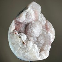 Quarz-Geode Mit Ständer | Druzy Quarz Auf Matrix von SourcefieldShop