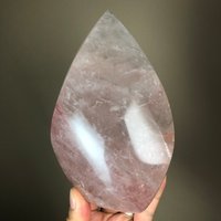 Quarzflamme Mit Hämatit Einschlüssen | Rote Quarz Kristall Flamme // Brasilien von SourcefieldShop