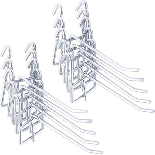 Wandhalterung aus Edelstahl mit Raster, Haken für Paneele für Supermarkt, 10 cm 30 Stück (Stärke: 4MM) Wandhalterung aus Edelstahl mit Raster, Haken für Paneele für Supermarkt, 10 cm 30 Stück (Stärke: 4MM) von Sourcemall