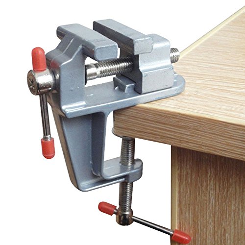 Sourcemall Mini-Schraubstock für kleine Tischklemme, Hobby-Handwerk-Reparatur-Werkzeug (Klemmbereich: 0–1,2 Zoll) von Sourcemall
