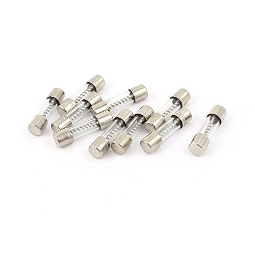 sourcing map 10 Stück 250V 12A 12A Langsame Glas Sicherungen Röhren 5mm x 20mm von uxcell