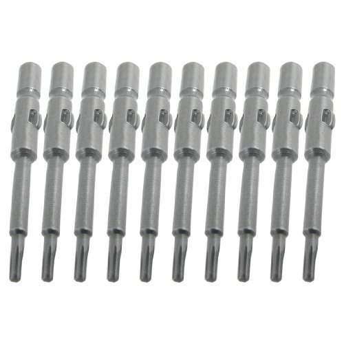 10 Stück Metall 7 mm Schaft 1.4 mm Tip Metall Torx-Schraubendreher Bits 10 Stück Metall 7 mm Schaft 1.4 mm Tip Metall Torx-Schraubendreher Bits von sourcing map