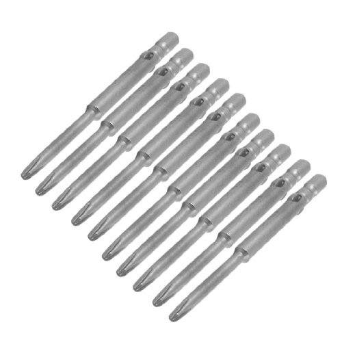100 Grau Metall 2.5 mm Dia Tipp 60 mm Lange Philips Schraubendreher Power Bits 100 Grau Metall 2.5 mm Dia Tipp 60 mm Lange Philips Schraubendreher Power Bits von sourcing map