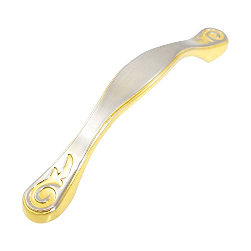 18,5 cm Länge Schraube fixiert Blume Möbel Component Schublade ziehen Griff 18,5 cm Länge Schraube fixiert Blume Möbel Component Schublade ziehen Griff von sourcing map