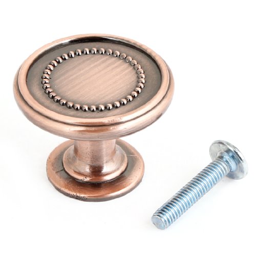 Copper Tone Metallic 2,8 cm Durchmesser Home Schranktür Pull Griff von sourcing map