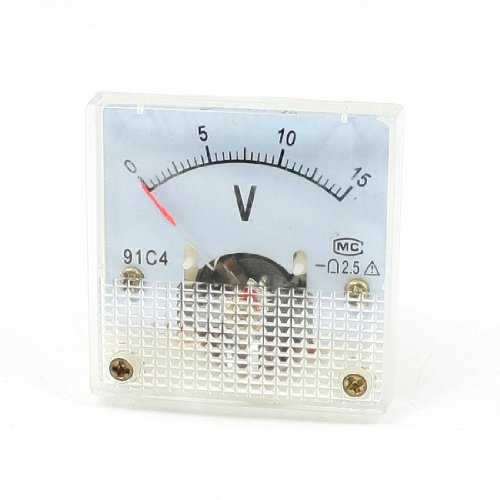 sourcing map Klasse 2,5 Genauigkeit DC 0–15 V Analog Voltage Panel Meter Voltmeter de sourcing map Klasse 2,5 Genauigkeit DC 0–15 V Analog Voltage Panel Meter Voltmeter de von sourcing map