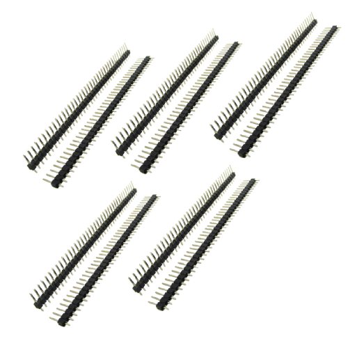 Sourcingmap a12032700ux0325 Pack 10-Pin Stecker (101 x 11 x 2 mm) schwarz von sourcing map