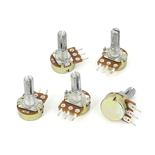 Sourcingmap a15011600ux0235 5 PCS 10 K Ohm Linear Taper Rotary Potentiometer 10 KB B10 K Topf, wie abgebildet (1) de von uxcell