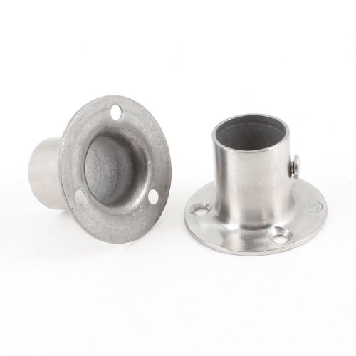 sourcing map 2 Stück 19 mm x 30 mm Edelstahl Kleidung Hebel Sockel Rohr Weld Neck Flansch de von uxcell