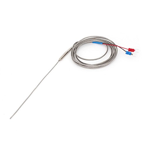 sourcing map 2M Kabel Tempratur Sensor Erde Gabel Thermoelement Sonde K Typ 150mm x 1mm de von uxcell