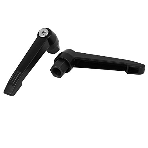 sourcing map 2Stk M12 Innengewinde 95mm Griff Maschinen verstellbar Klemmhebel schwarz de von uxcell