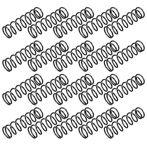 sourcing map 10Stk. Druckfeder Druckfedern Spiralfeder Stahlfeder Mikrofeder 1,2mm Drahtdmr. 13mm Außendmr. 45mm freie Länge schwarz sourcing map 10Stk. Druckfeder Druckfedern Spiralfeder Stahlfeder Mikrofeder 1,2mm Drahtdmr. 13mm Außendmr. 45mm freie Länge schwarz von uxcell