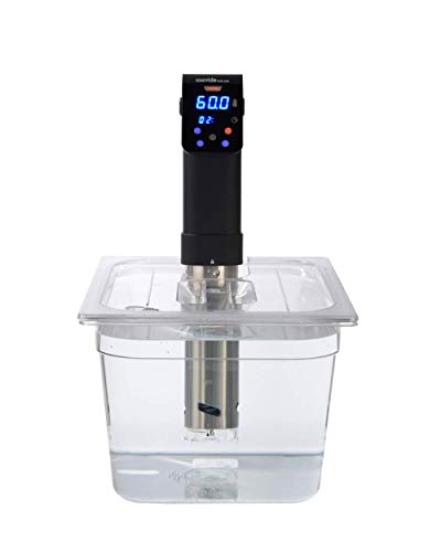 SousVideTools Container aus Polycarbonat, 11,6 l, mit Deckel passend für den iVide 2.0 Sous-Vide-Stick, durchsichtig, zum Garen, frei von BPA, nicht-haftend und spülmaschinengeeignet, SVT-PS11GN-IVIDE von Sous Vide Tools