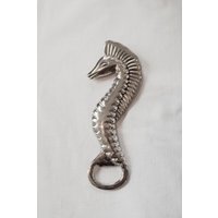 Vintage Verchromter Seepferd Flaschenöffner Aus Italien von SousVintageShop