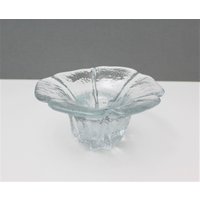 Blenko Blume Glas Kerzenhalter Don Shepherd von SouthShoreVintageNY