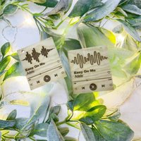 Benutzerdefinierter Musik-Player | Laser Graviert Abspielliste Personalisierter Benutzerdefiniertes Lied von SouthSoulCreations