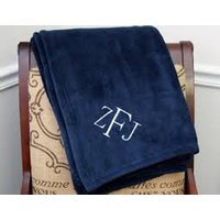 Plüsch Decken Mit Stickerei Personalisierte - Warm Und Gemütlich 50 "x 60" von SoutheastStitchery