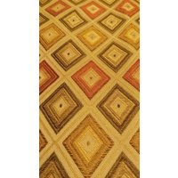 Geometric Gold Olive Rot Orange Kissenbezug von SouthendDesign