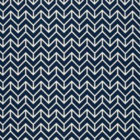 Schumacher Kissenbezug Mit Chevron Print in Marine Und Weiß von SouthendDesign