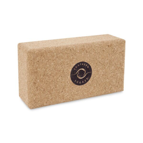 Southern Shores Rutschfester Yogablock aus natürlichem Kork von Southern Shores