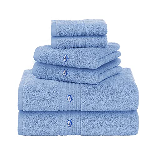 Southern Tide Performance 5.0 Badetuch-Kollektion aus Baumwolle, 6-teilig, Blau von Southern Tide