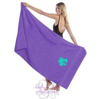 Frottee Strandtuch Mit Monogramm - Geschenke Handtuch Baumwoll Einzigartige Geschenkideen Personalisiertes von SouthernTouchMono