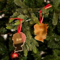 Monogrammierte Mädchen Oder Junge Silhouette Gespiegelte Acrylverzierung - Geschenke Weihnachtsverzierung Einzigartige Geschenkideen Monogrammierte Mädchen Oder Junge Silhouette Gespiegelte Acrylverzierung - Geschenke Weihnachtsverzierung Einzigartige Geschenkideen von SouthernTouchMono