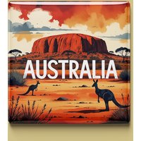 Australien Magnet | 7 Designs Zur Auswahl Handgemachtes Souvenir Sydney, Outback, Koala & Uluru Geschenk Für Australien-Fans von SouvenirMemories