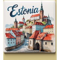 Estland Magnet | 6 Designs Zur Auswahl Handgemachtes Souvenir Tallinn, Leuchtturm & Küste Geschenk Für Baltikum-Fans Und Reisende Estland Magnet | 6 Designs Zur Auswahl Handgemachtes Souvenir Tallinn, Leuchtturm & Küste Geschenk Für Baltikum-Fans Und Reisende von SouvenirMemories