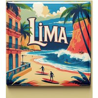Lima Magnet | 6 Designs Zur Auswahl Handgemachtes Souvenir Peru, Miraflores, Kathedrale, Pazifik, Kolonialstil, Stadt Lima Magnet | 6 Designs Zur Auswahl Handgemachtes Souvenir Peru, Miraflores, Kathedrale, Pazifik, Kolonialstil, Stadt von SouvenirMemories