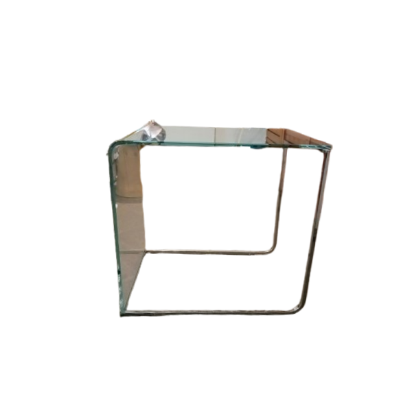 Nesting Beistelltisch aus gebogenem Glas von Lievore Altherr Molina, Sovet von Sovet