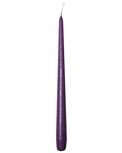 Sovie Candles Spitzkerzen Premium Ø 2,2cm x 28cm | Tafelkerzen Tischkerzen Leuchterkerzen Kerzen | 24 Stück | Brenndauer ca. 10 Std. (Aubergine) von Sovie Candles