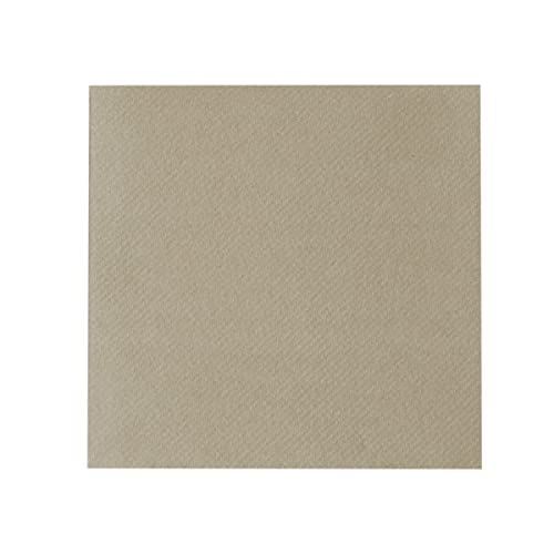 Cocktail-Servietten aus Linclass® Airlaid | vielfältig einsetzbar und kombinierbar | 25 x 25 cm | 50 Stück (Beige Grey) von Sovie HORECA